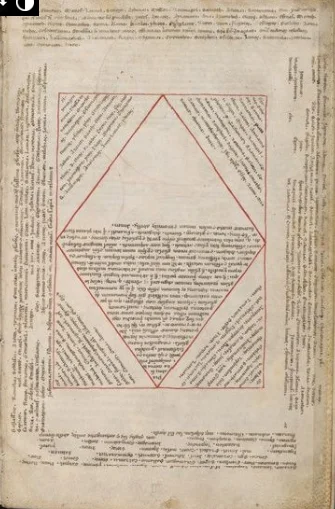 Diamond Text Container